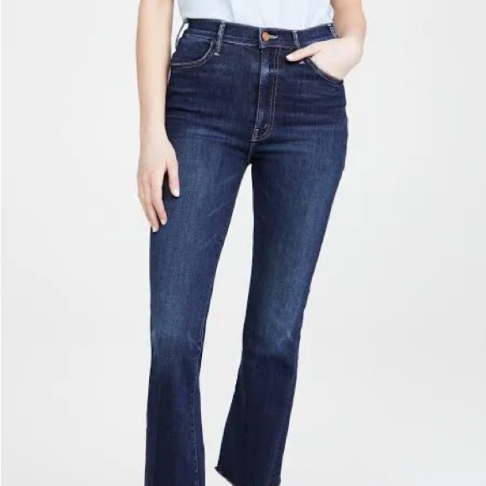 MOTHER jeans the Hustler Ankle Fray teaming Up 29